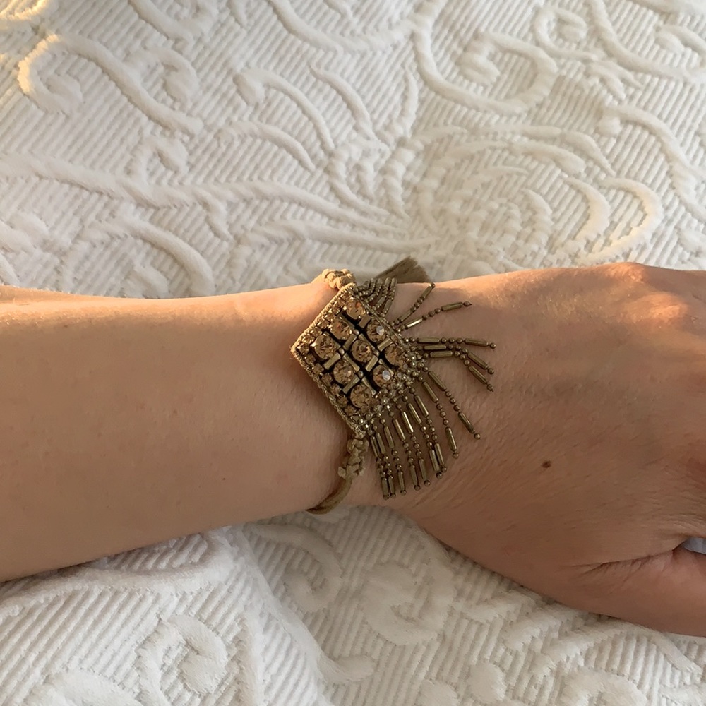 Anthropologie Fringed Bracelet